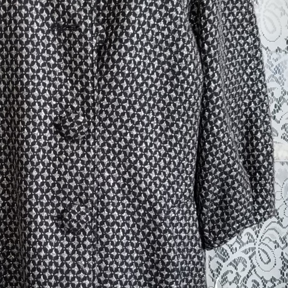 Macy Black & Gold Button Jacket Blazer Size 8 NWT - Picture 4 of 8